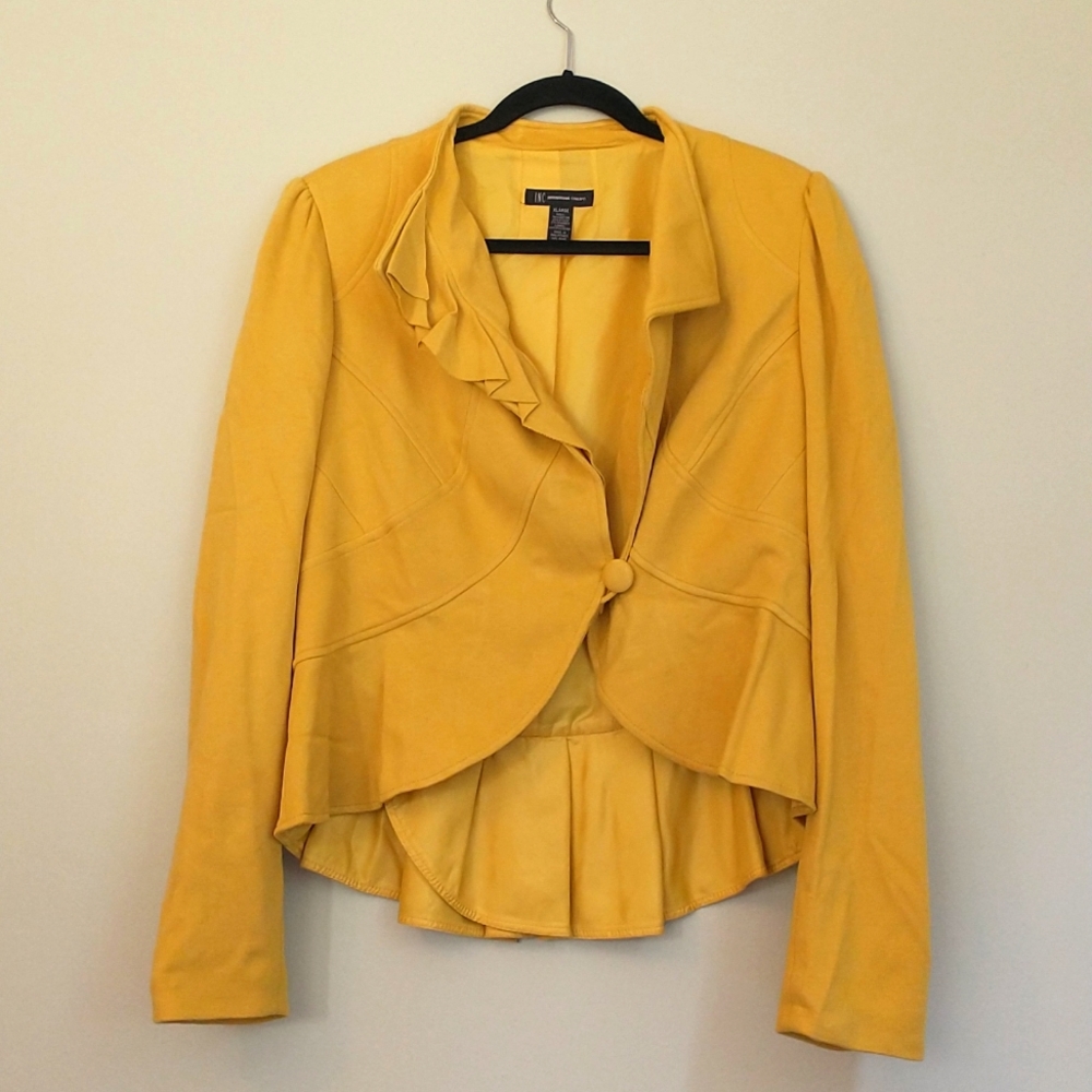 Women's Yellow Blazer